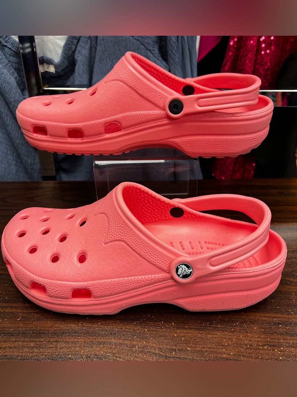 Crocs Pink Classic Clogs - Size 12-14
